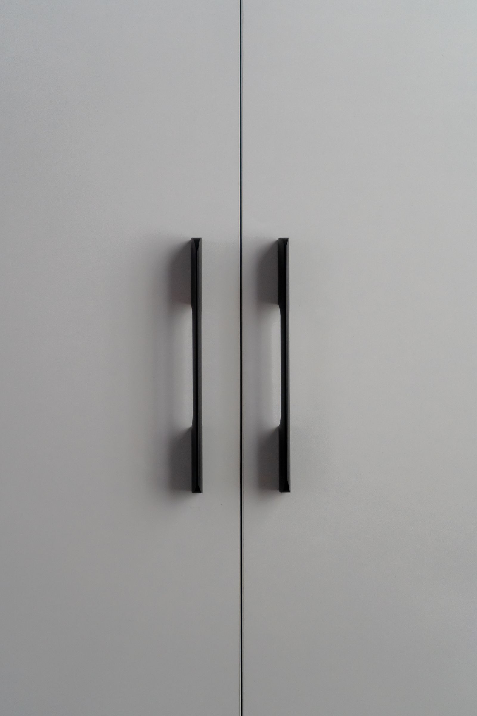 Portas de armário em MDF ultra fosco claro